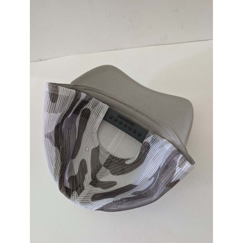STIHL Richardson 112PM Trucker Hat Gray Camo Mesh Snapback Cap Mens - Picture 7 of 7
